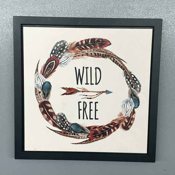 11” x 11” Wild & Free Art - Picture 1 of 6